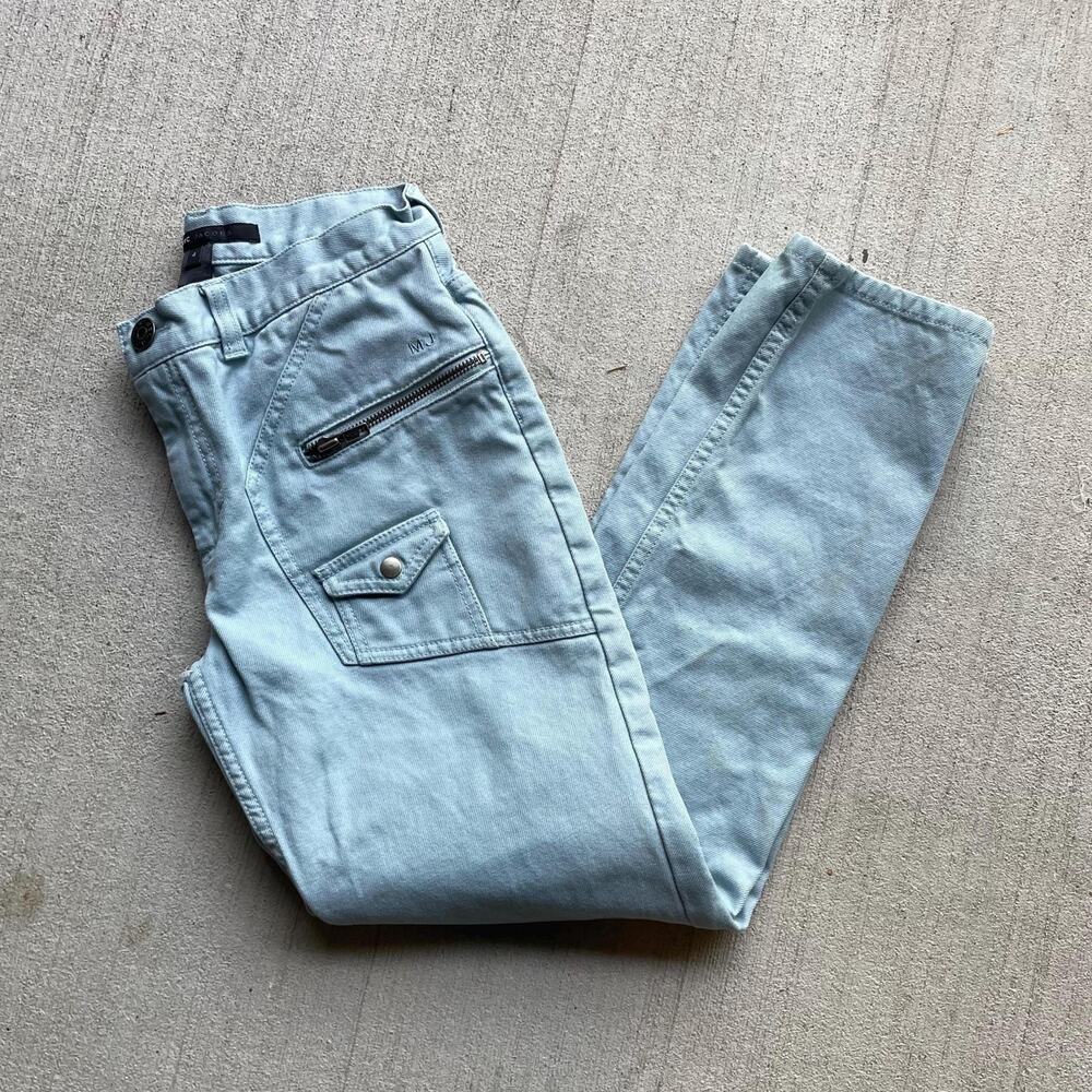 Marc Jacobs Light Blue Cargo Style Soft Grunge Pants | size 4